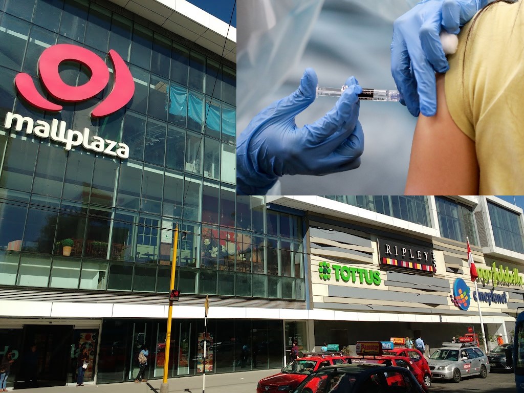 Hasta este sábado 27 de noviembre, vacunarán contra el COVID-19 e Influenza en Mall Plaza