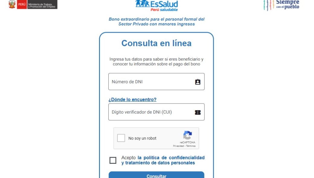 ¡Atención! EsSalud publicó el link oficial para saber si te toca el bono 210 INGRESA AQUÍ