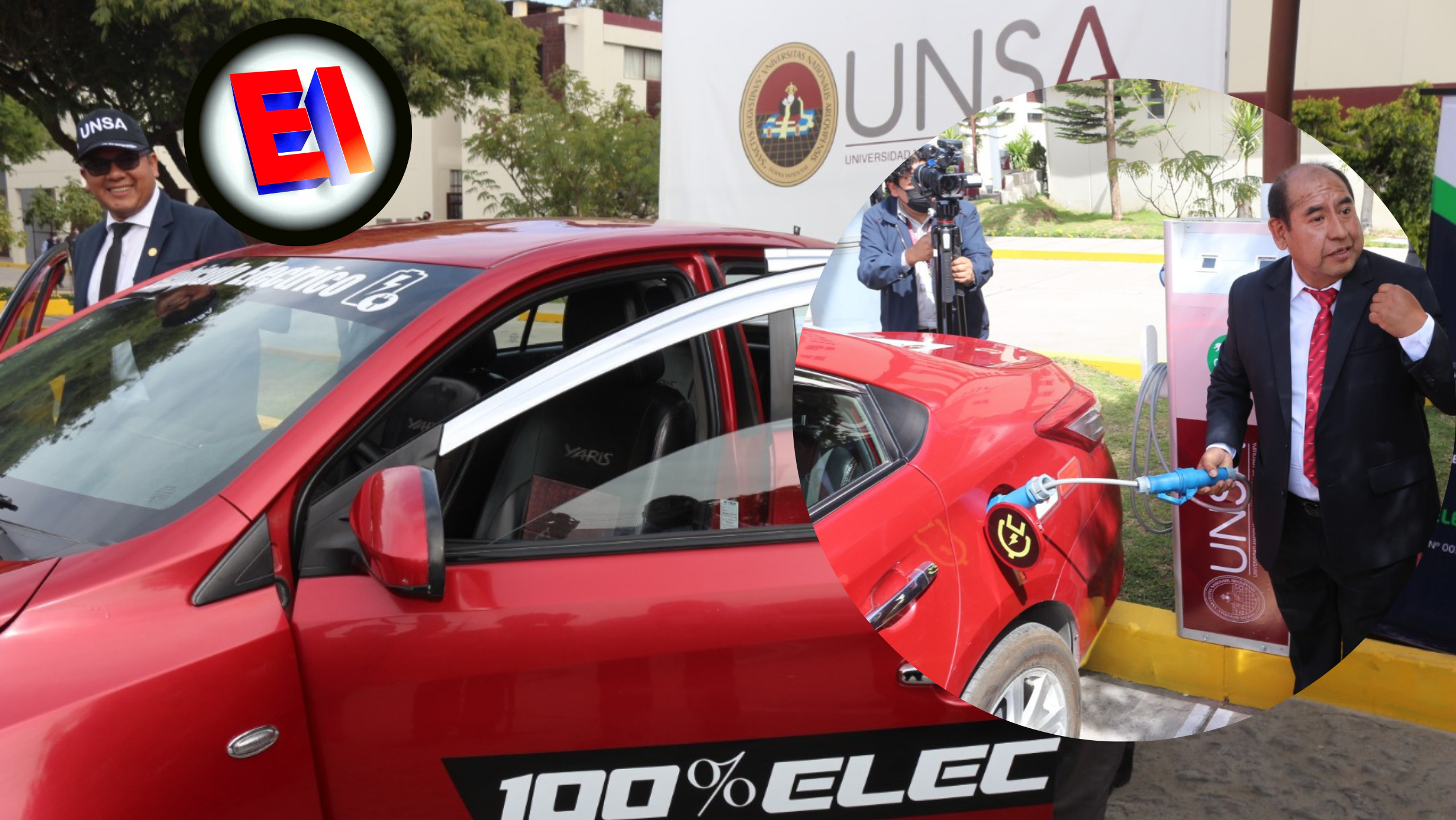 La UNSA presentó el primer auto eléctrico de Arequipa