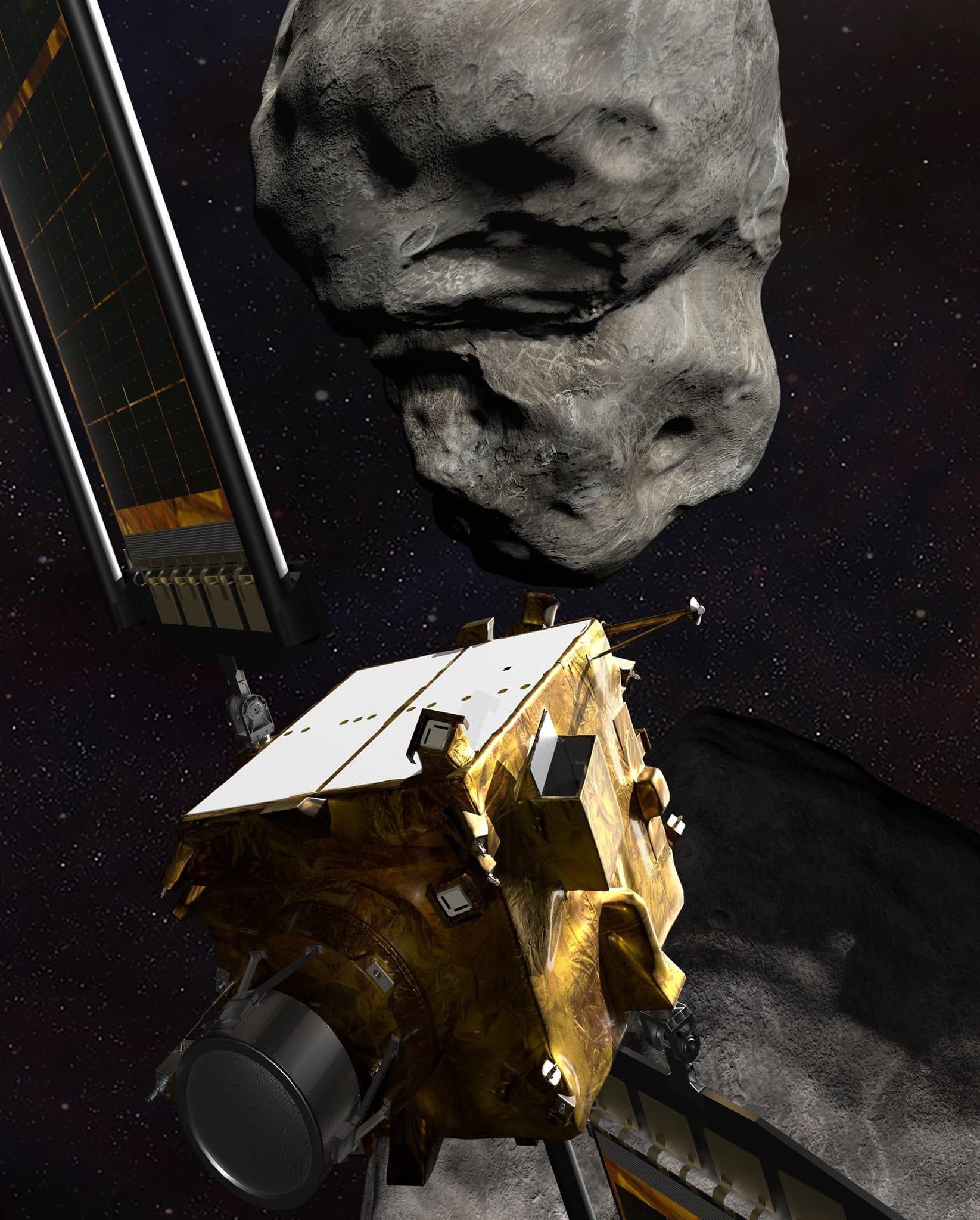 Nave de la NASA se estrella contra un asteroide para desviarlo de la tierra