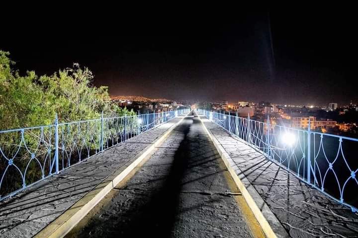 Histótico «Puente Fierro» de Arequipa luce iluminado y renovado