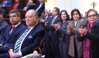Congreso rinde homenaje a excongresistas fujimoristas y expresidentes del parlamento