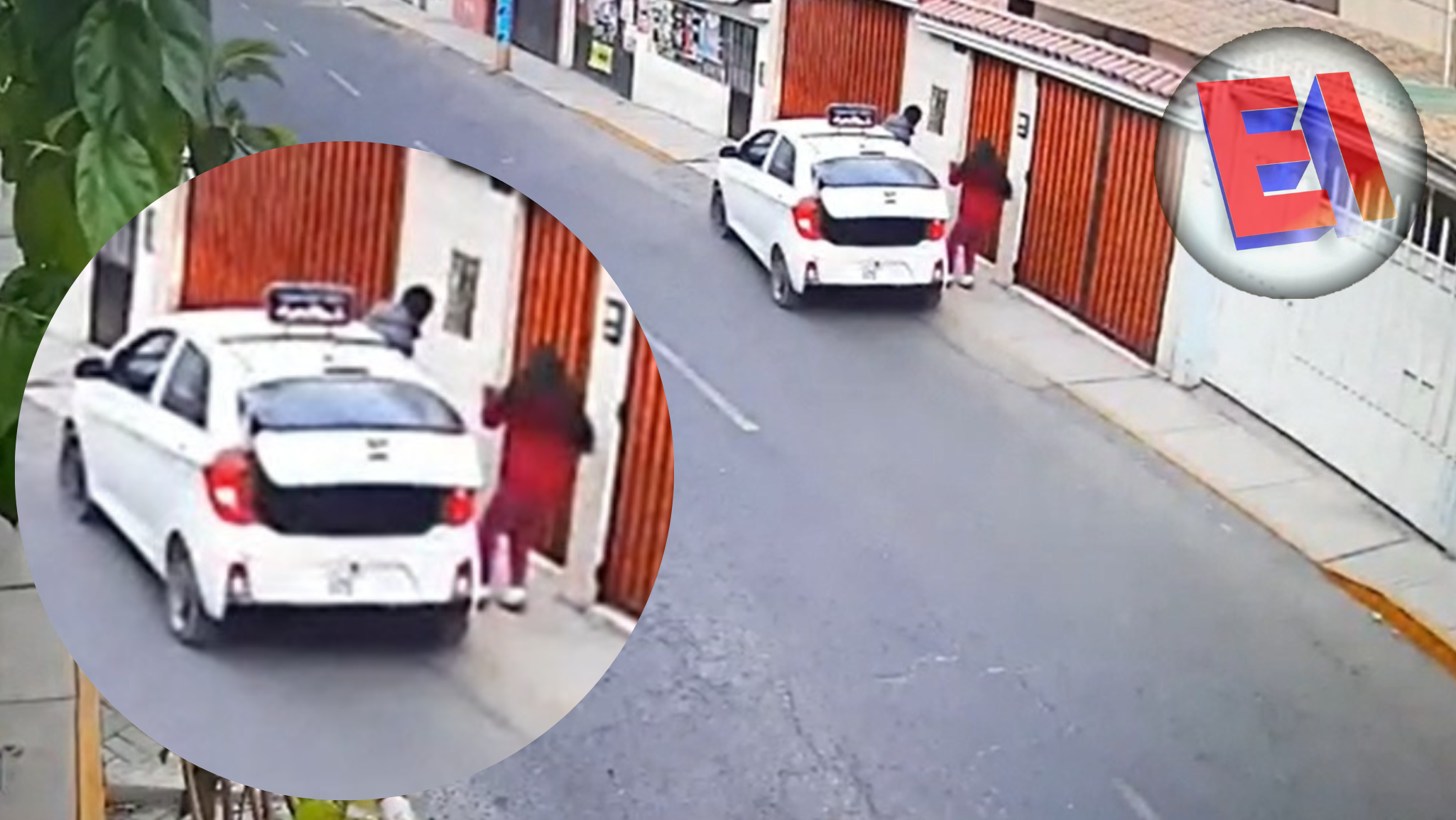 ¡VIDEO! Delincuentes asaltan a joven mujer en el distrito de Mariano Melgar