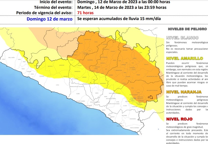 Senamhi emite alerta meteorológica Naranja para la región Arequipa debido a presencia de lluvias