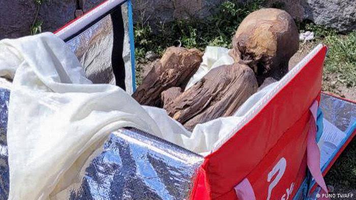 Momia hallada dentro de mochila de delivery tendría 800 años de antigüedad