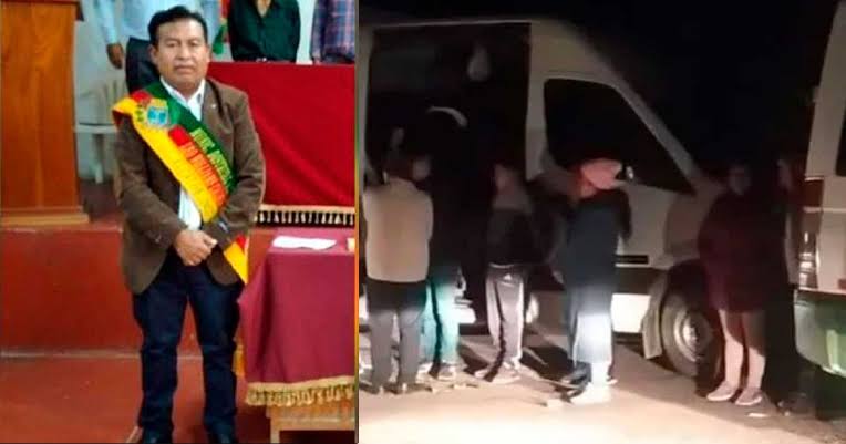 Con pistola en mano delincuentes asaltan a alcalde de Puno y trabajadores