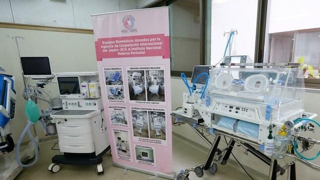 Minsa recibe donación de equipos biomédicos para el Instituto Nacional Materno Perinatal