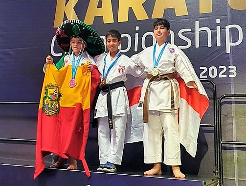 Orgullo Arequipeño y Peruano. Niño de 9 años se consagra Campeón Mundial de Karate en Escocia