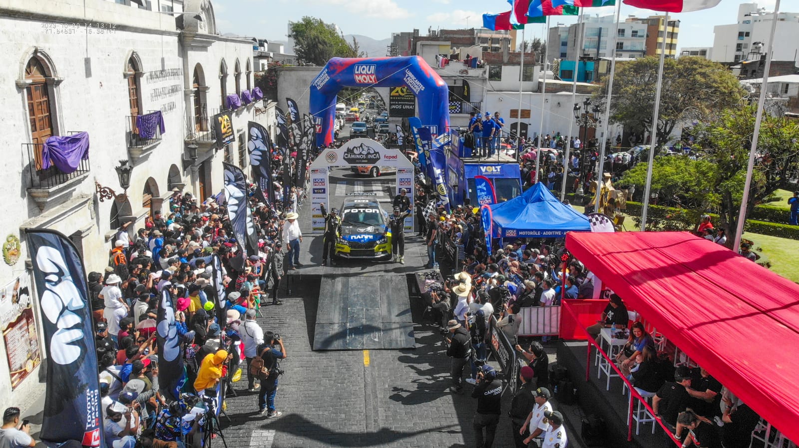 GALERÍA: La Municipalidad distrital de Cayma recibió a los participantes del Rally Caminos del Inca 2023 y reafirmó su compromiso con el deporte