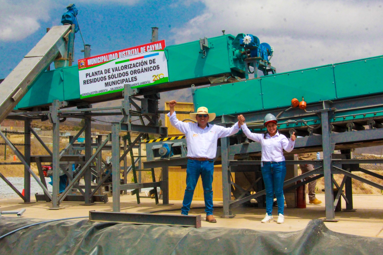 Cayma instaló la primera planta municipal mecanizada de compostaje de la región Arequipa