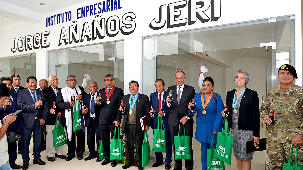 ISM y la Cámara de Comercio de Ayacucho inauguran el “Instituto Empresarial Jorge Añaños Jerí”