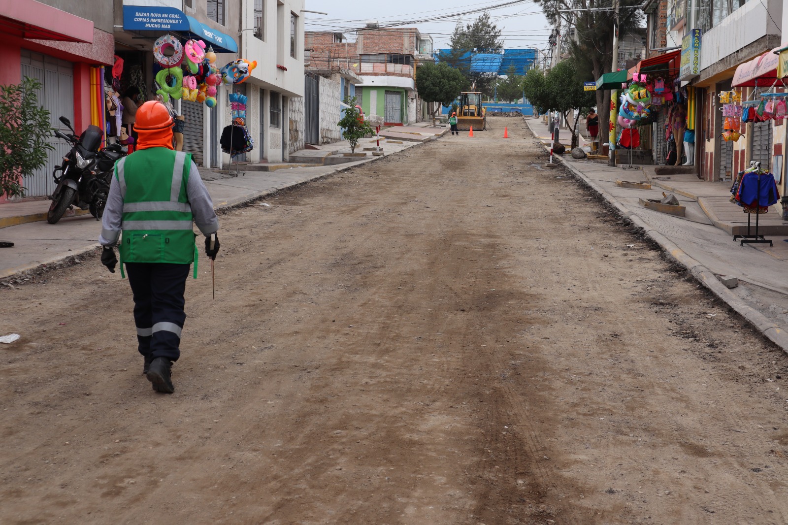 Municipalidad de Cayma inició trabajos de reparación de vías en Francisco Bolognesi