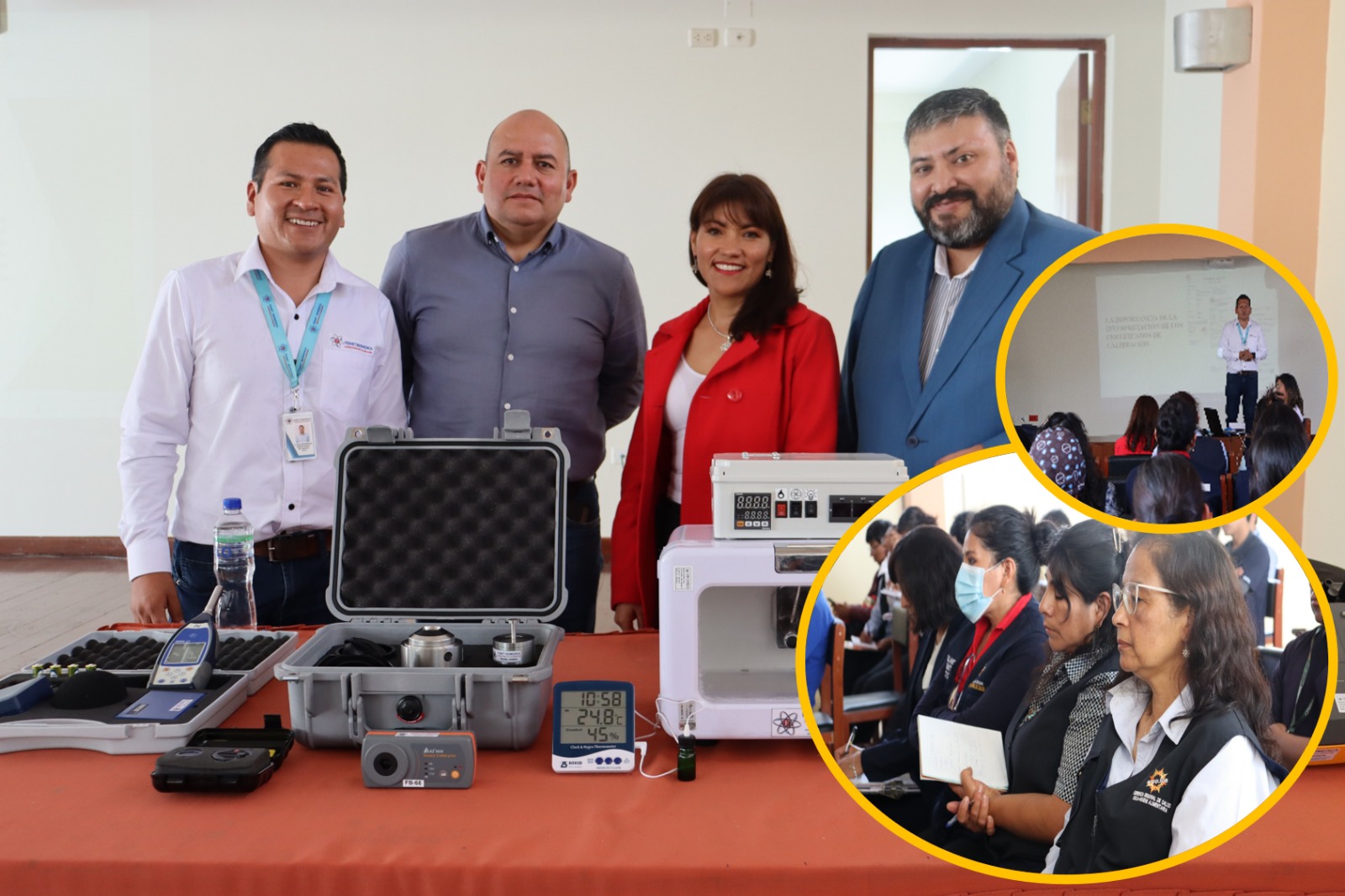 Más de 50 profesionales de la salud de Arequipa fueron capacitados en temas de calibración de equipos biomédicos