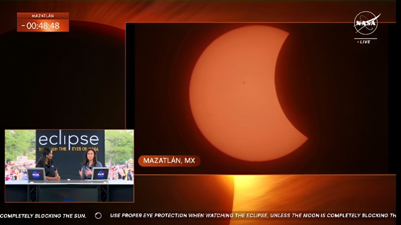 EN VIVO: Así se viene desarrollando el Eclipse Total de Sol hoy 8 de abril
